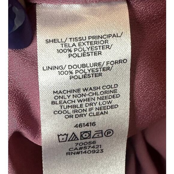 Loft Outlet Mauve Short Sleeve Blouse Dress - Women's XS - Picture 5 of 5